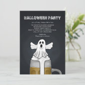 Halloween Ghost-Party Einladung (Stehend Vorderseite)