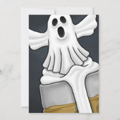 Halloween Ghost-Party Einladung (Rückseite)