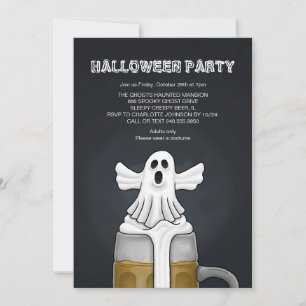 Halloween Ghost-Party Einladung