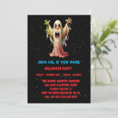 Halloween Ghost-Party Einladung (Stehend Vorderseite)