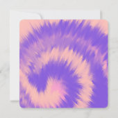 Halloween Ghost Party Gefärbte Krawatte Handzeiche Einladung (Rückseite)