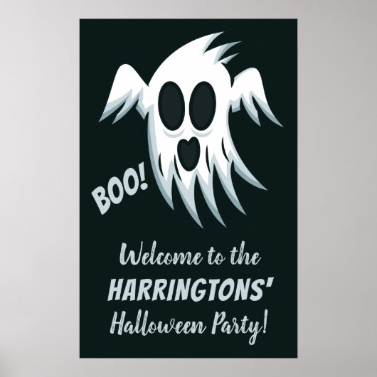 Halloween-Ghost-Party-Poster Poster (Vorne)