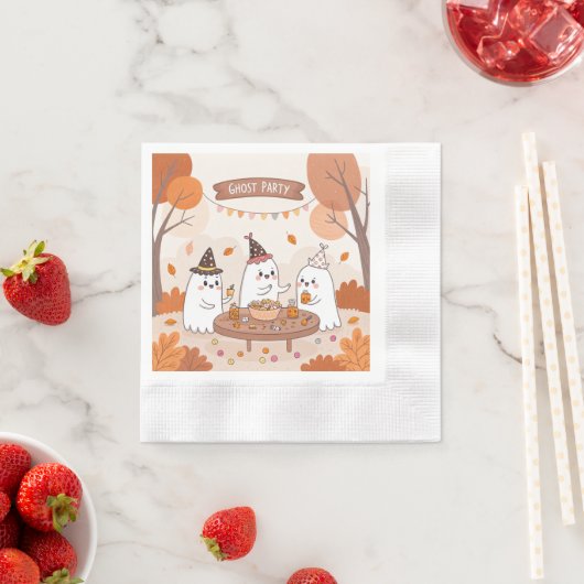 Halloween Ghost-Party Serviette (Beispiel)