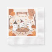 Halloween Ghost-Party Serviette (Vorderseite)