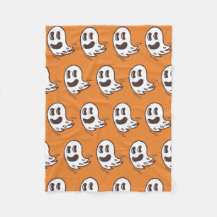 Halloween Ghost Pattern Blanket Fleecedecke