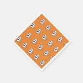 Halloween Ghost Pattern Paper Napkin Serviette (Ecke)