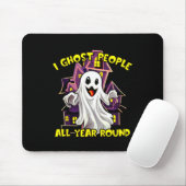 Halloween Ghost People Das ganze Jahr Runde Funny  Mousepad (Mit Mouse)