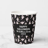 Halloween Ghost Personalisiert Pappbecher (Vorderseite)