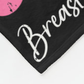 Halloween Ghost Pink Hexenhut Support Squad Breas Fleecedecke (Ecke)