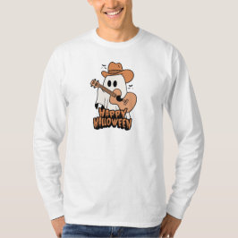 Halloween | Ghost Playing Gitarre | Halloween 2024 T-Shirt