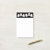 Halloween Ghost Post-it Klebezettel (Auf Schreibtisch)