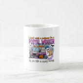Halloween Ghost,Postal Worker Kaffeetasse (Mittel)