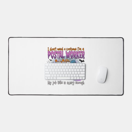 Halloween Ghost, Postarbeiter Schreibtischunterlage (Tastatur & Maus)