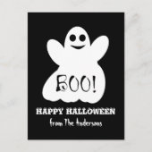Halloween Ghost Postcard Postkarte (Vorderseite)