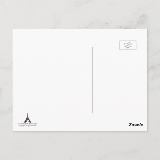 Halloween Ghost Postcard Postkarte (Rückseite)