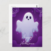 Halloween Ghost Postcard Postkarte (Vorne/Hinten)