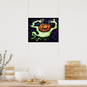 Halloween Ghost Poster (Küche)