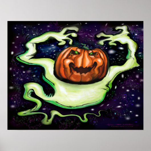 Halloween Ghost Poster (Vorne)