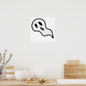Halloween Ghost Poster (Küche)
