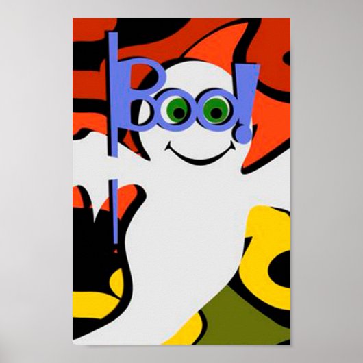 Halloween Ghost Poster (Vorne)