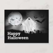 Halloween Ghost Postkarte (Vorderseite)
