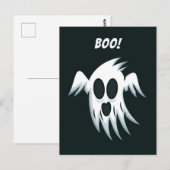 Halloween-Ghost-Postkarte Postkarte (Vorne/Hinten)