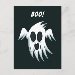 Halloween-Ghost-Postkarte Postkarte