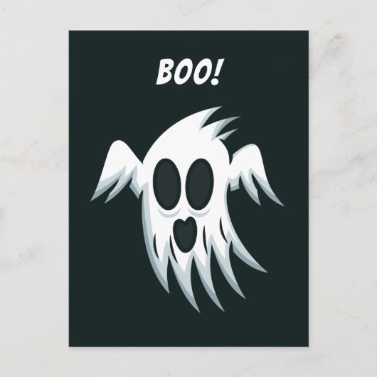 Halloween-Ghost-Postkarte Postkarte (Vorderseite)