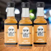 Halloween Ghost Puff Ich kam gerade für die Boos Alkoholflaschenetikett