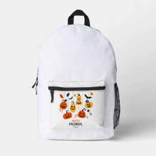 Halloween Ghost Pumpkin Bedruckter Rucksack