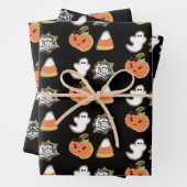 Halloween Ghost Pumpkin Cookie-Leckereien Geschenkpapier Set (Beispiel)