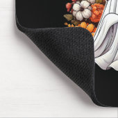 Halloween Ghost Pumpkin Gewürz Latte Blume Fall Co Mousepad (Ecke)