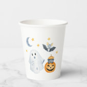 Halloween Ghost Pumpkin Little Boo Baby Dusche Pappbecher (Vorderseite)