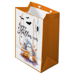 Halloween Ghost Pumpkin Medium Trick oder Treat Ba Mittlere Geschenktüte