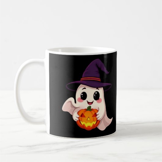 Halloween Ghost Pumpkin Mug Kaffeetasse (Links)