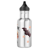 Halloween Ghost & Pumpkins Wasserflasche (Rechts)