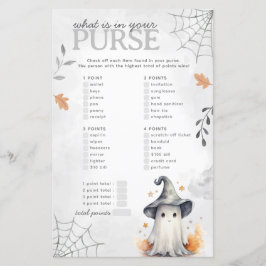 Halloween Ghost Pursuit Baby Shower Game