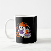 Halloween Ghost Reading Book Lovers Ghost Coffee W Kaffeetasse (Links)