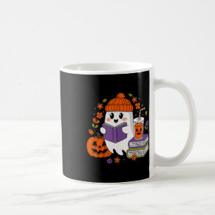 Halloween Ghost Reading Book Lovers Ghost Coffee W Kaffeetasse