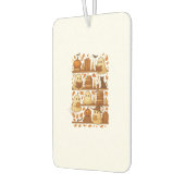 Halloween Ghost Reading Books Lover Autolufterfrischer (Links)