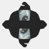 Halloween Ghost Riding a Black Cat Geschenkschachtel (Ungeklappt)