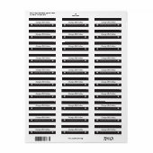 Halloween Ghost-Rücksendeadresse (Vorne)