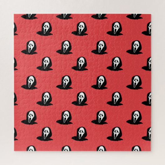 Halloween Ghost Silhouette Spooky Muster. Puzzle (Vertikal)
