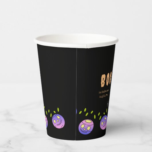 Halloween Ghost Skull Garland Kinderdusche Pappbecher (Rechts)