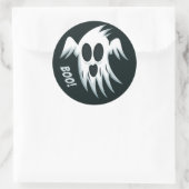 Halloween Ghost-Sondersticker Runder Aufkleber (Tasche)