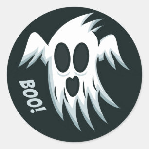 Halloween Ghost-Sondersticker Runder Aufkleber