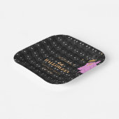 Halloween Ghost Spider Black Baby Dusche Party Pappteller (Gewinkelt)