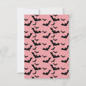 Halloween Ghost Spooky Geburtstagsparty Dankeskarte (Rückseite)