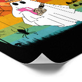 Halloween Ghost Spooky Kostüm Boo Jee Ghost mit Poster (Ecke)