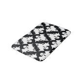 Halloween Ghost Spooky Nahtloses Muster Badematte (Schrägansicht)